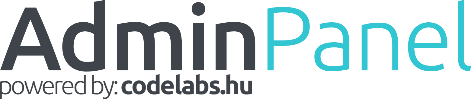 AdminPanel powered by: codelabs.hu